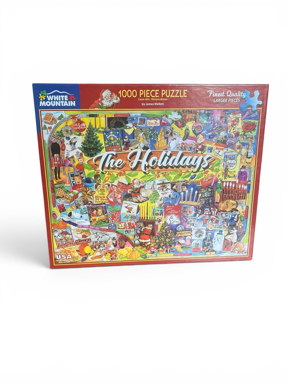 White Mountain The Holidays by James Mellett 1000 Piece Puzzle